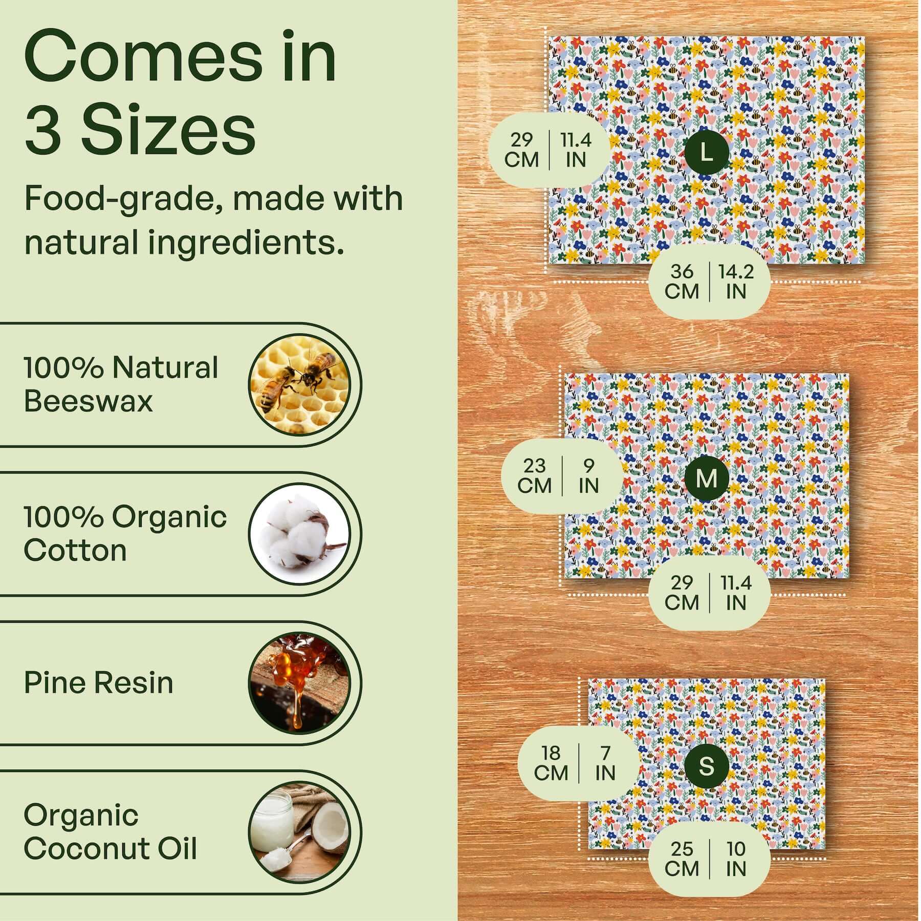 MioEco Beeswax Food Wraps – Organic, Reusable & Sustainable