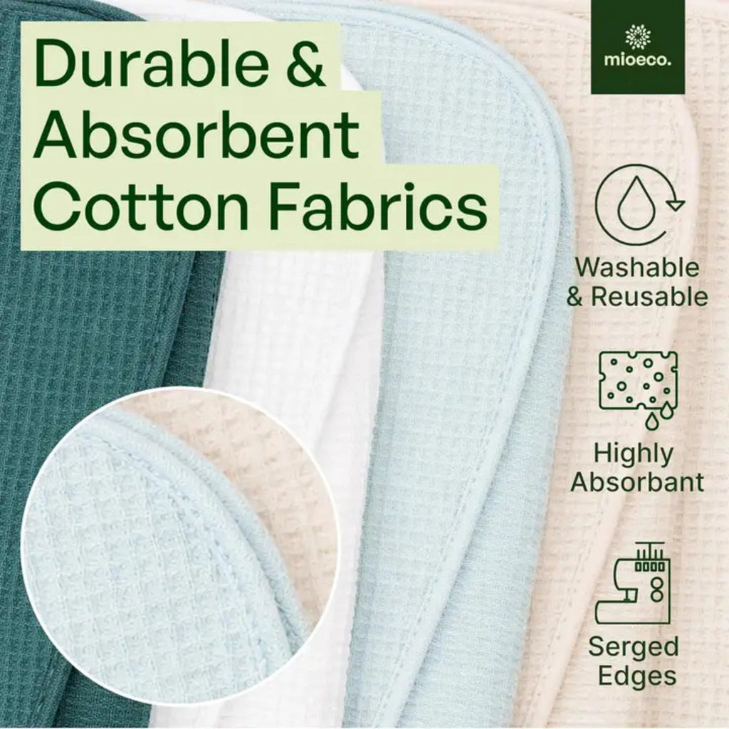 MioEco Unpaper Towel Set – 24 pcs – Natural Calm Reusable Towels