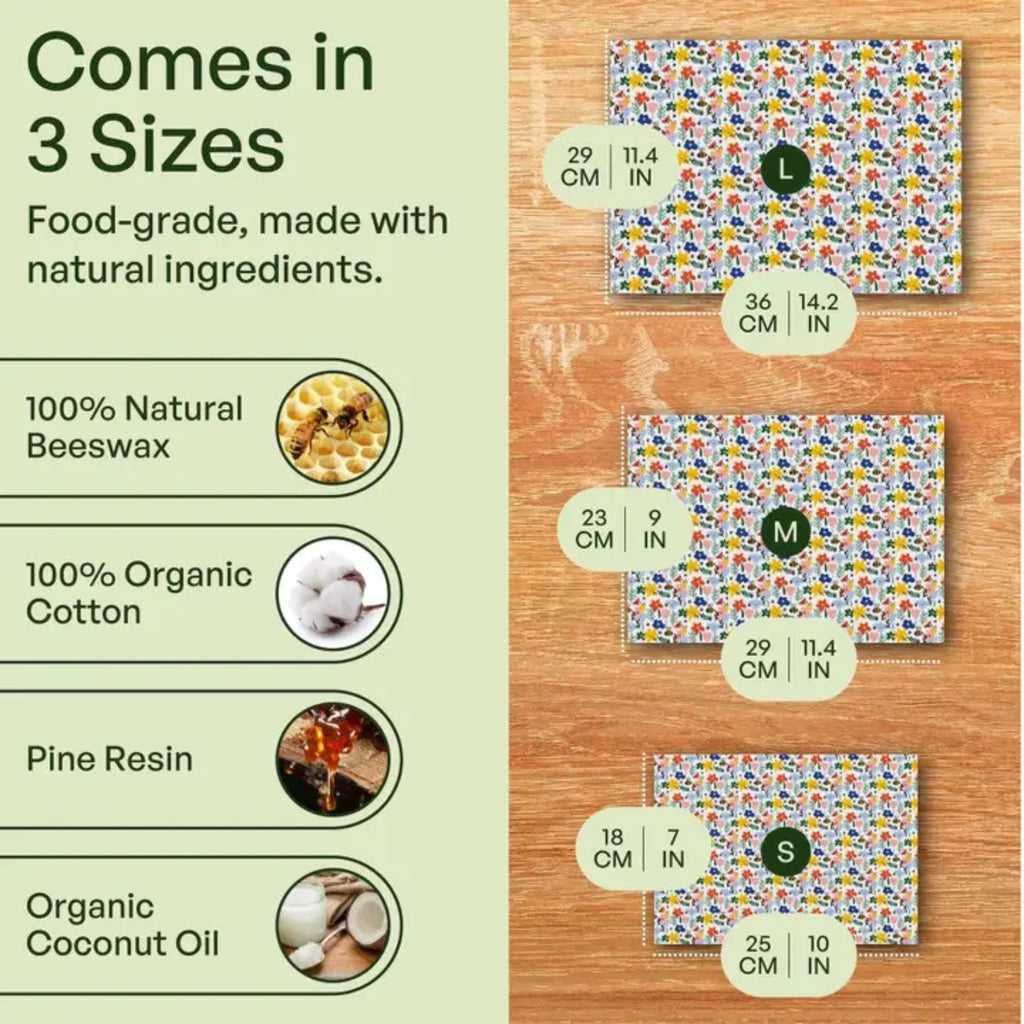 MioEco Beeswax Food Wraps – Organic, Reusable & Sustainable