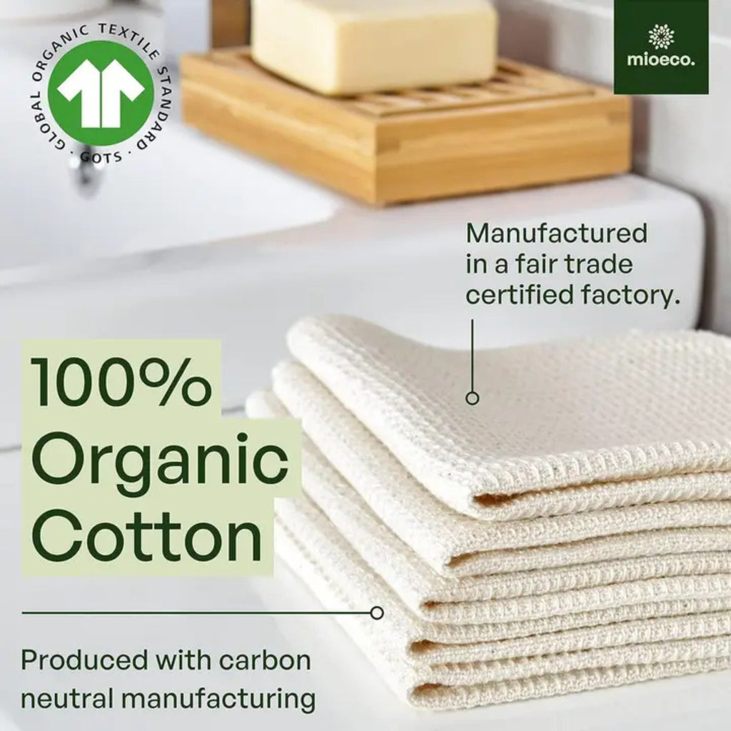 MioEco Reusable Paper Towels – 5 pcs – Large 18 x 15 Inches
