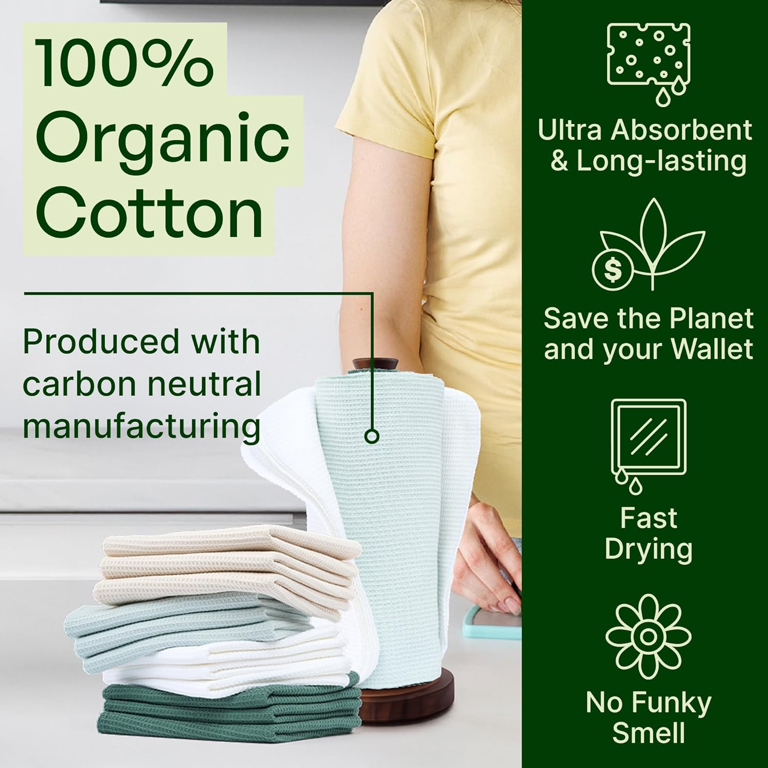 mioEco Unpaper Towel Set - 24 pcs