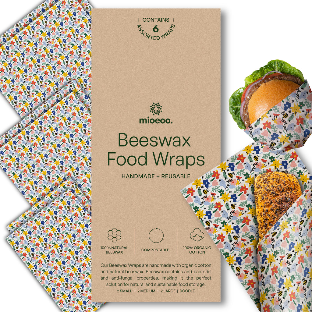 MioEco Beeswax Food Wraps – Organic, Reusable & Sustainable