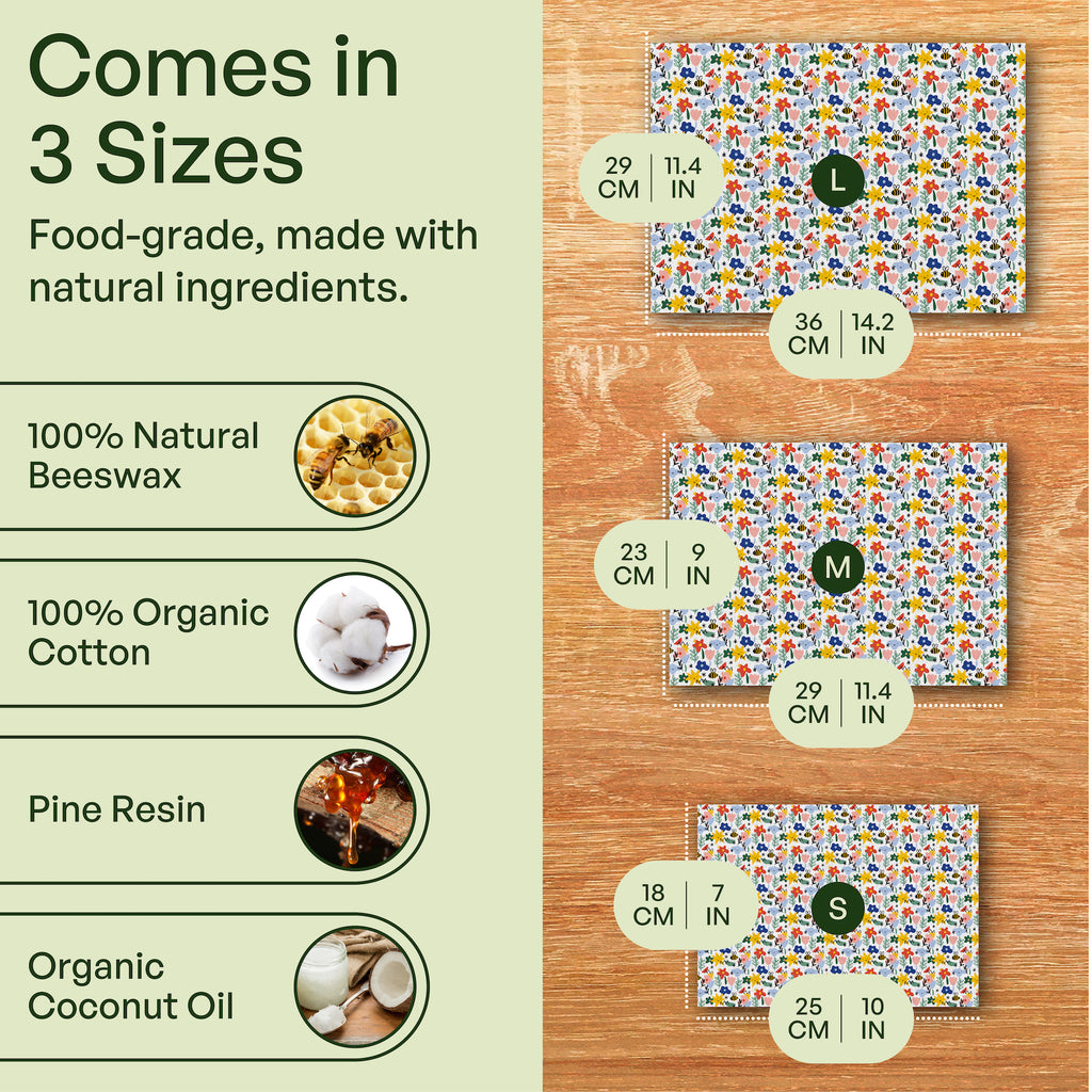 MioEco Beeswax Food Wraps – Organic, Reusable & Sustainable