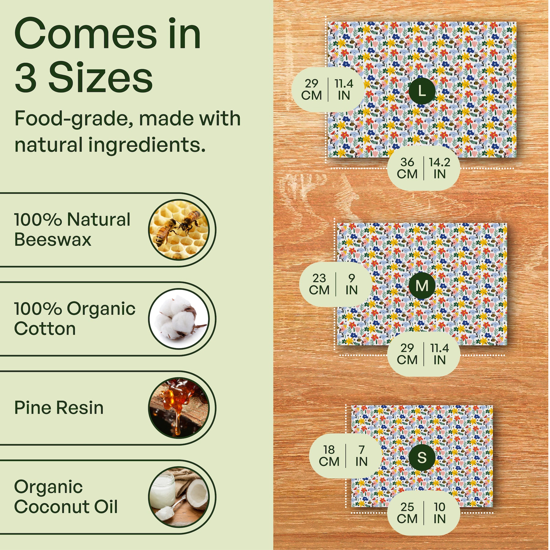 MioEco Beeswax Food Wraps – Organic, Reusable & Sustainable